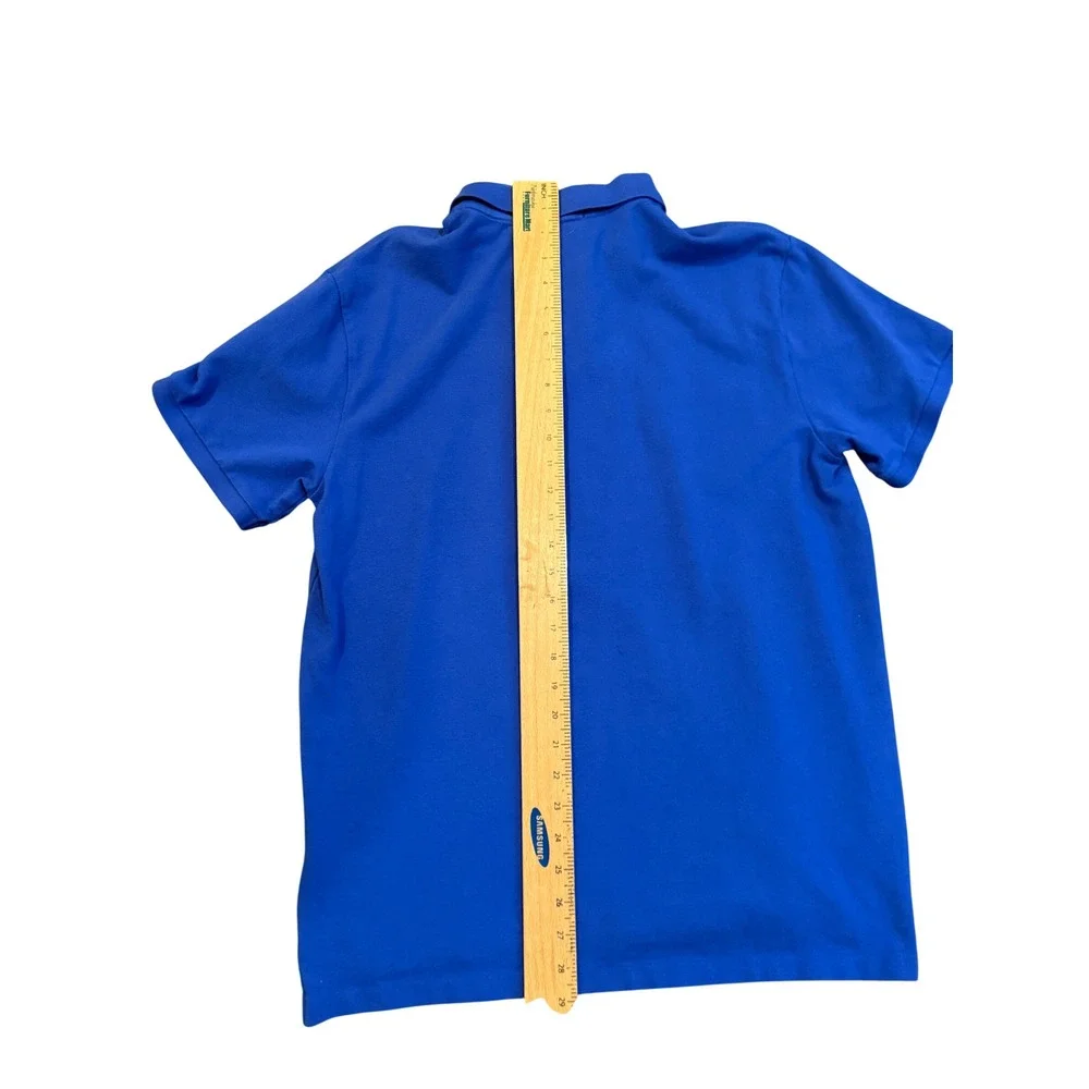 Polo Ralph Lauren Mens XL Slim Fit Royal Blue Short Sleeve Pique Polo‎ Shirt